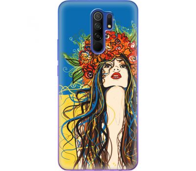 Силіконовий чохол BoxFace Xiaomi Redmi 9 Ukraine Girl (40233-up2373)