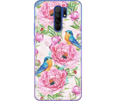 Силіконовий чохол BoxFace Xiaomi Redmi 9 Birds and Flowers (40233-up2376)