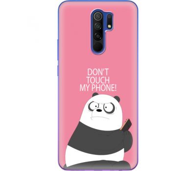 Силіконовий чохол BoxFace Xiaomi Redmi 9 Dont Touch My Phone Panda (40233-up2425)