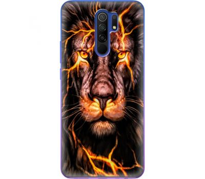 Силіконовий чохол BoxFace Xiaomi Redmi 9 Fire Lion (40233-up2437)