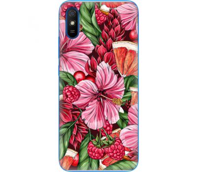 Силіконовий чохол BoxFace Xiaomi Redmi 9A Tropical Flowers (40304-up2416)