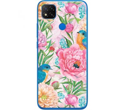 Силіконовий чохол BoxFace Xiaomi Redmi 9C Birds in Flowers (40879-up2374)