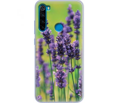 Силіконовий чохол BoxFace Xiaomi Redmi Note 8 Green Lavender (38214-up2245)