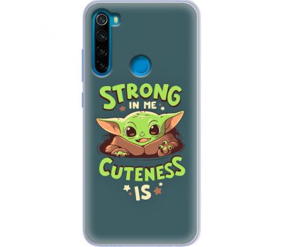 Силіконовий чохол BoxFace Xiaomi Redmi Note 8 Strong in me Cuteness is (38214-up2337)