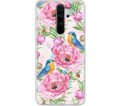 Силіконовий чохол BoxFace Xiaomi Redmi Note 8 Pro Birds and Flowers (38222-up2376)