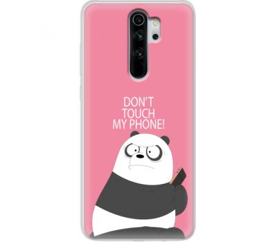 Силіконовий чохол BoxFace Xiaomi Redmi Note 8 Pro Dont Touch My Phone Panda (38222-up2425)