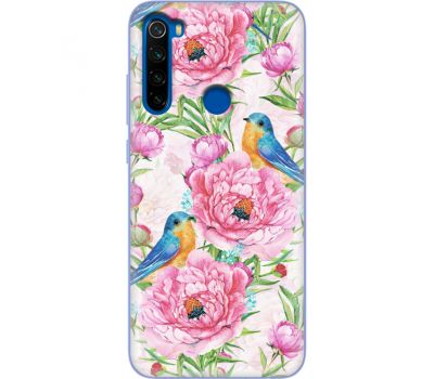 Силіконовий чохол BoxFace Xiaomi Redmi Note 8T Birds and Flowers (38532-up2376)