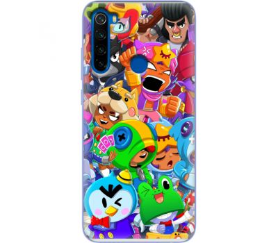 Силіконовий чохол BoxFace Xiaomi Redmi Note 8T friends brawl stars (38532-up2403)