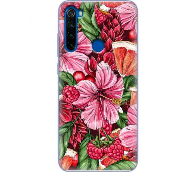 Силіконовий чохол BoxFace Xiaomi Redmi Note 8T Tropical Flowers (38532-up2416)