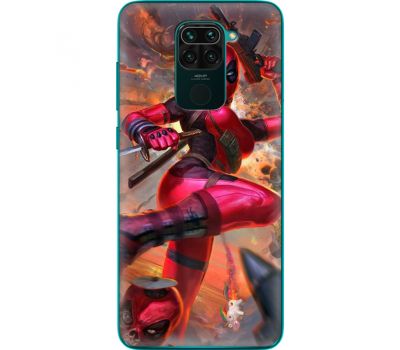 Силіконовий чохол BoxFace Xiaomi Redmi Note 9 Woman Deadpool (39801-up2453)