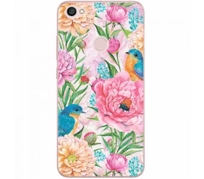 Силіконовий чохол BoxFace Xiaomi Redmi Note 5A Prime Birds in Flowers (32183-up2374)