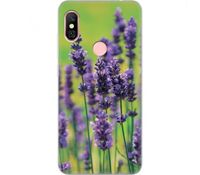 Силіконовий чохол BoxFace Xiaomi Redmi Note 6 Pro Green Lavender (35452-up2245)