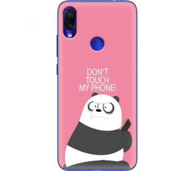 Силіконовий чохол BoxFace Xiaomi Redmi Note 7 Dont Touch My Phone Panda (36202-up2425)