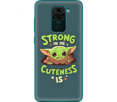 Силіконовий чохол BoxFace Xiaomi Redmi Note 9 Strong in me Cuteness is (39801-up2337)