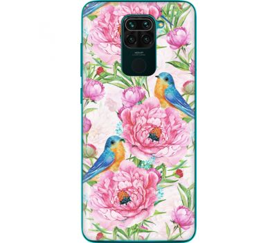 Силіконовий чохол BoxFace Xiaomi Redmi Note 9 Birds and Flowers (39801-up2376)
