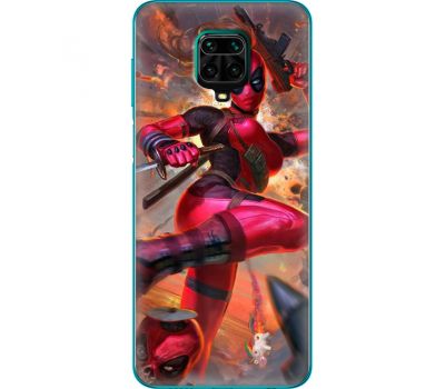 Силіконовий чохол BoxFace Xiaomi Redmi Note 9 Pro / 9 Pro Max Woman Deadpool (39806-up2453)