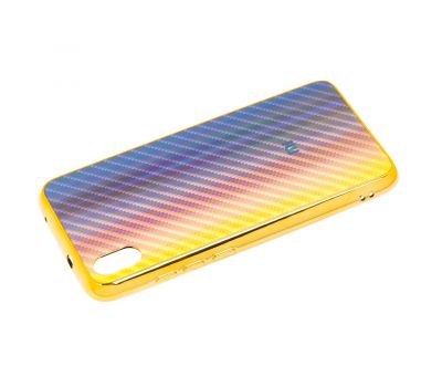 Чохол для Xiaomi Redmi 7A Carbon Gradient Hologram золотистий 1949571