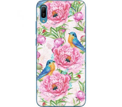 Силіконовий чохол BoxFace Huawei Y6 2019 Birds and Flowers (36451-up2376)