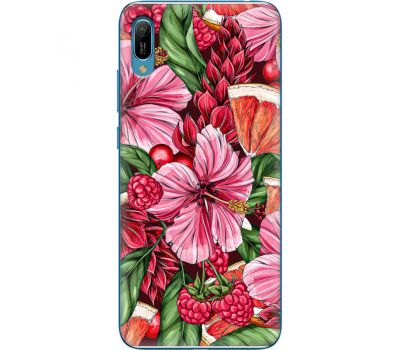 Силіконовий чохол BoxFace Huawei Y6 2019 Tropical Flowers (36451-up2416)