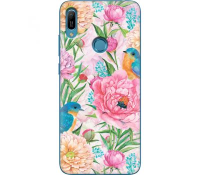 Силіконовий чохол BoxFace Huawei Y6 Prime 2019 Birds in Flowers (36648-up2374)