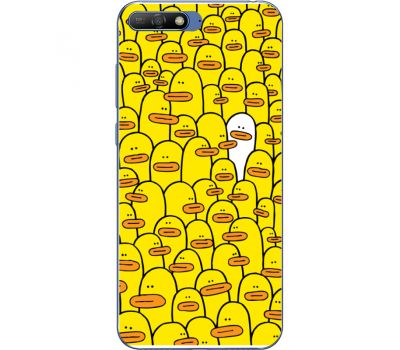 Силіконовий чохол BoxFace Huawei Y6 2018 Yellow Ducklings (33371-up2428)