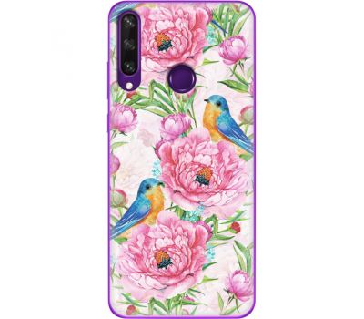 Силіконовий чохол BoxFace Huawei Y6p Birds and Flowers (40017-up2376)