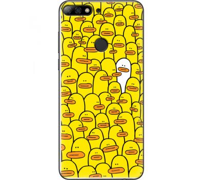 Силіконовий чохол BoxFace Huawei Y7 Prime 2018 Yellow Ducklings (33373-up2428)