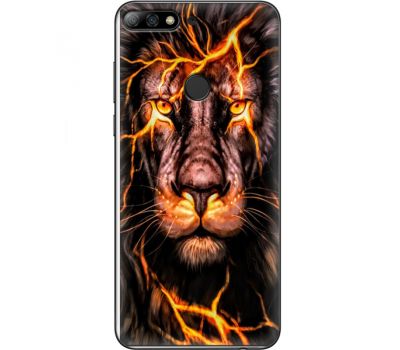 Силіконовий чохол BoxFace Huawei Y7 Prime 2018 Fire Lion (33373-up2437)