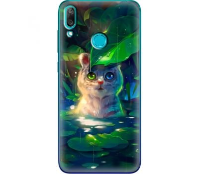 Силіконовий чохол BoxFace Huawei Y7 2019 White Tiger Cub (36044-up2452)