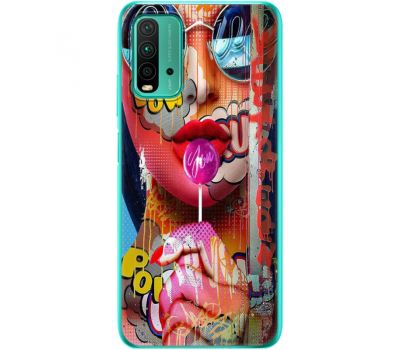 Силіконовий чохол BoxFace Xiaomi Redmi 9T Colorful Girl (41685-up2443)