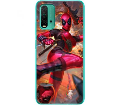 Силіконовий чохол BoxFace Xiaomi Redmi 9T Woman Deadpool (41685-up2453)