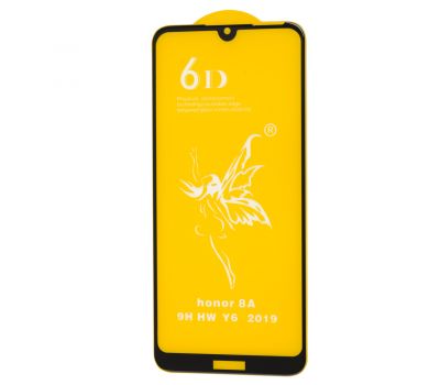 Захисне скло 6D Premium для Huawei Y6 2019 чорний (OEM)