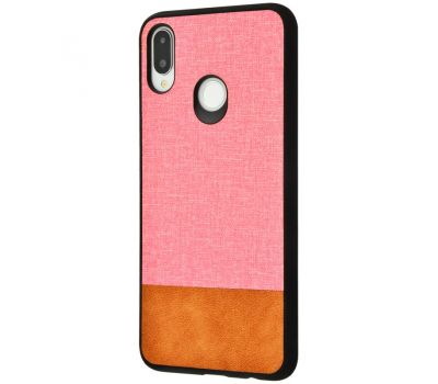 Чохол для Huawei P Smart Plus Hard Textile рожево-коричневий