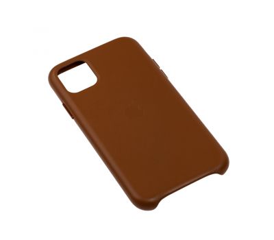 Чохол для iPhone 11 Leather сase (Leather) коричневий 1966009