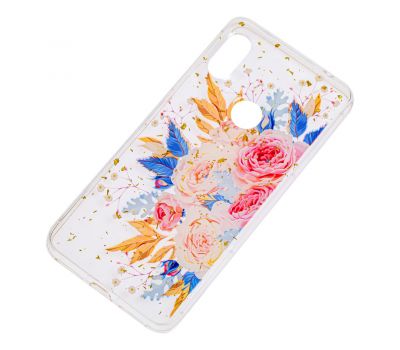 Чохол для Xiaomi Redmi Note 6 Pro Flowers Confetti "кущова троянда" 1966339