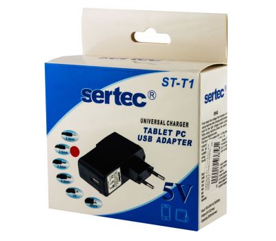 Зарядний пристрій ST-T1+2,5mm 5V/2A для планшета та відео камери