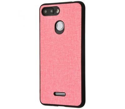 Чохол для Xiaomi Redmi 6 Hard Textile рожевий