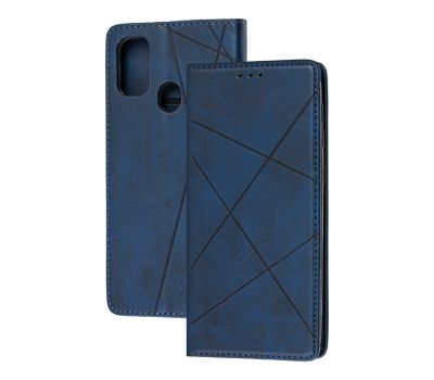 Чохол книжка Business Leather для Samsung Galaxy M21 / M30s синій
