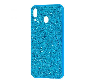 Чохол для Samsung Galaxy M20 (M205) Shining sparkles з блискітками синій 1983537