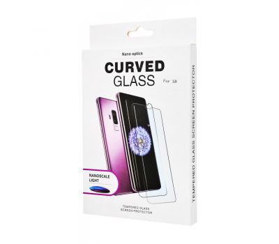 Захисне скло для Samsung Galaxy S8 (G950) UV Nano прозоре UV клей + лампа 1983262