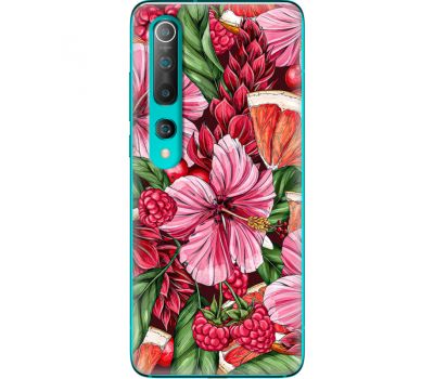 Силіконовий чохол BoxFace Xiaomi Mi 10 Tropical Flowers (39436-up2416)
