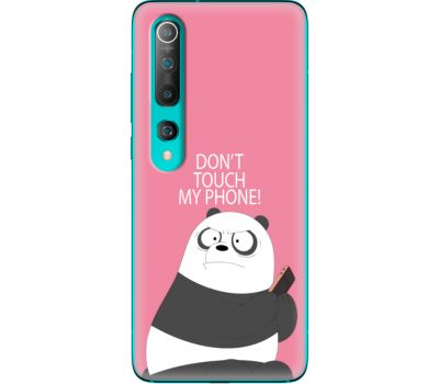 Силіконовий чохол BoxFace Xiaomi Mi 10 Dont Touch My Phone Panda (39436-up2425)