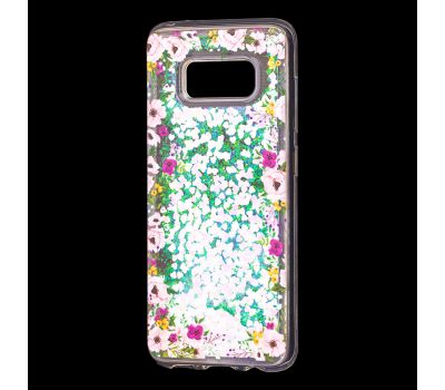 Чохол для Samsung Galaxy S8 (G950) Блиск вода світло-рожевий "квіти"