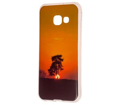 Чохол для Samsung Galaxy A3 2017 (A320) IMD з малюнком дерево на заході сонця
