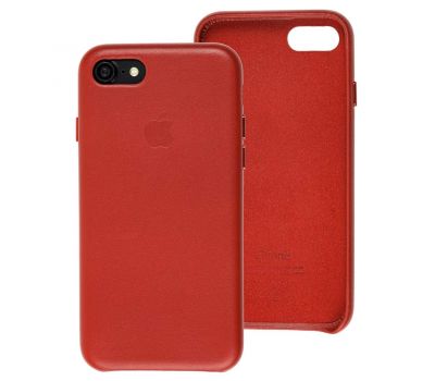 Чохол для iPhone 7 / 8 Leather case червоний
