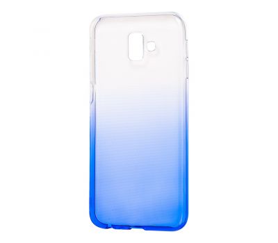 Чохол для Samsung Galaxy J6+ 2018 (J610) Gradient Design біло-блакитний