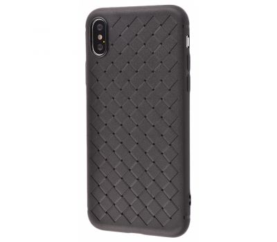 Чохол для iPhone Xs Max Weaving case чорний