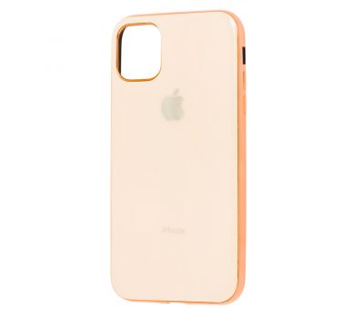 Чохол для iPhone 11 Pro Max Silicone case (TPU) рожево-золотистий