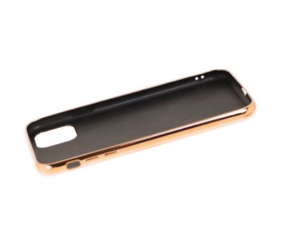 Чохол для iPhone 11 Pro Max Silicone case (TPU) рожево-золотистий 2006961