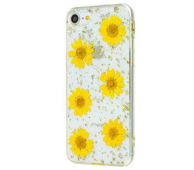 Чохол Nature Flowers для iPhone 7/8 жовтий